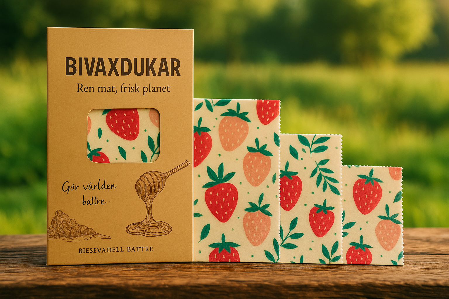 Bivaxdukar – Slipp plast & spara miljön