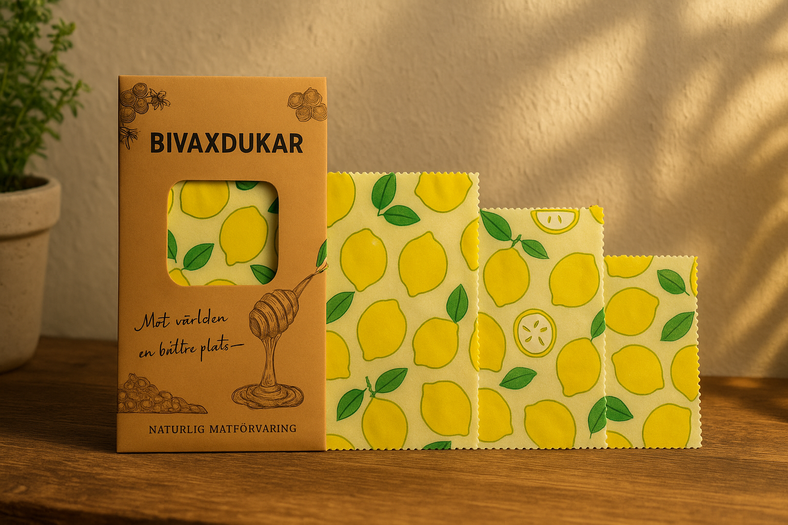 Bivaxdukar – Slipp plast & spara miljön