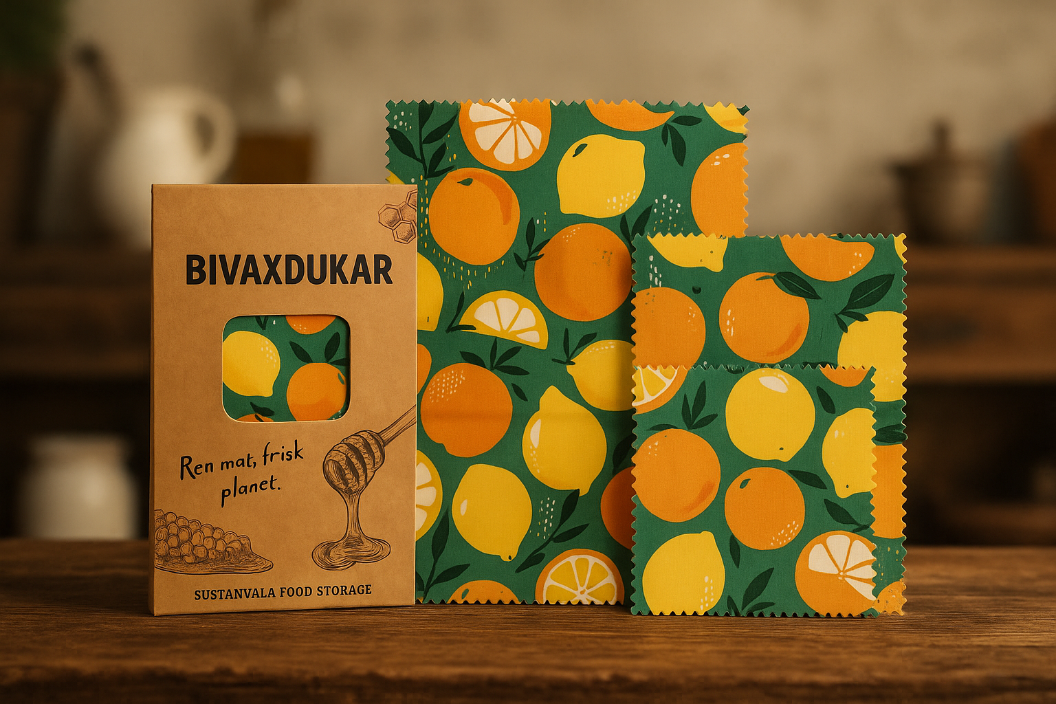 Bivaxdukar – Slipp plast & spara miljön