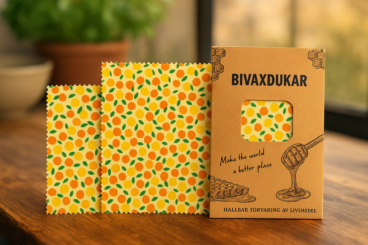 Bivaxdukar – Slipp plast & spara miljön